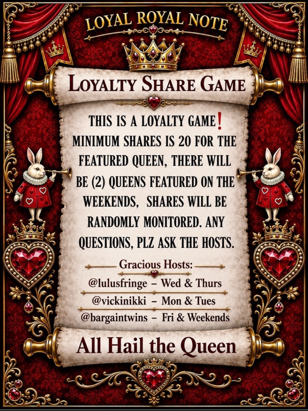 TYSVM
EVERY1
PLS GO
SEE 
@BARGAINTWINS
FOR THE
WKEND 
QUEENS👑 - Picture 3 of 13